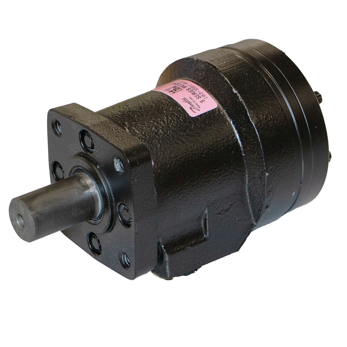 Hydraulic Motor S-Plus. 1/2in FPT Inlet/Outlet, 3.6 Cubic Inch, 1in Keyed Output Shaft, 4-Bolt Mount, 103-3581-012 Questions & Answers