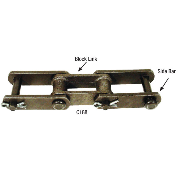 Pin and Cotter, 10ft Section, 2.609 Chain Pitch for C188 Chain Questions & Answers