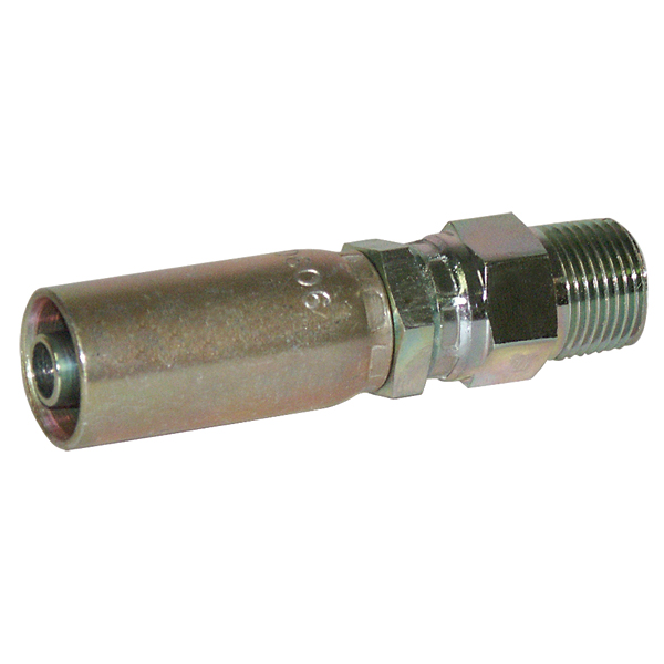 Swage Fitting, Male 3/8in Pipe Swivel, Zinc Questions & Answers