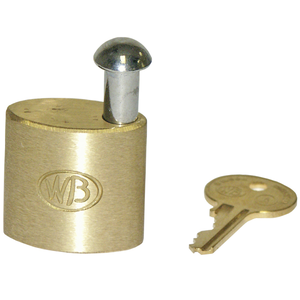 Wilson-Bohannan Pin Lock, 3/8in Pin Dia. Bronze 220 Lock, Hardened Steel Questions & Answers