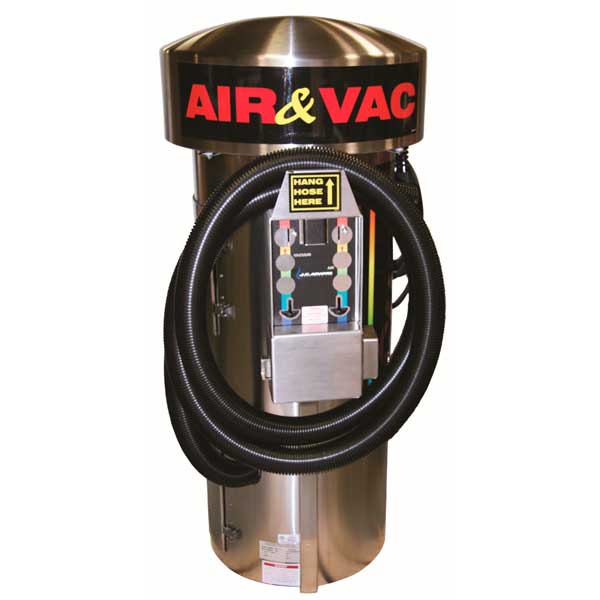 Vacuum and Air Machine Retractable Hose Reel with Gast Compressor with 2 Motors, 120VAC Questions & Answers