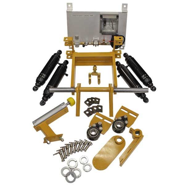 I have a Peco conveyor with x458 chair.  Can I convert this from spring take up to air take up with this kit.