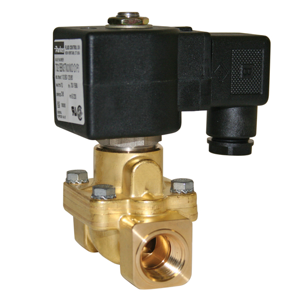 Solenoid Valve, 1/2in FPT, Normally Closed with DIN Coil, 120VAC, Brass Body, Parker D1D1P3 Questions & Answers