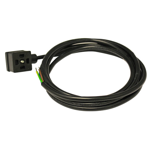 In-Line Solenoid Cable with DIN Plug Connector, Style A Connector x 6ft Pigtail, 24V/120V Questions & Answers