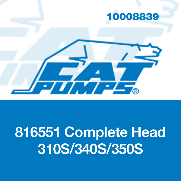 Pump Replacement Head for 310S/40S/50S Pumps, Cat Pumps 816551 Questions & Answers