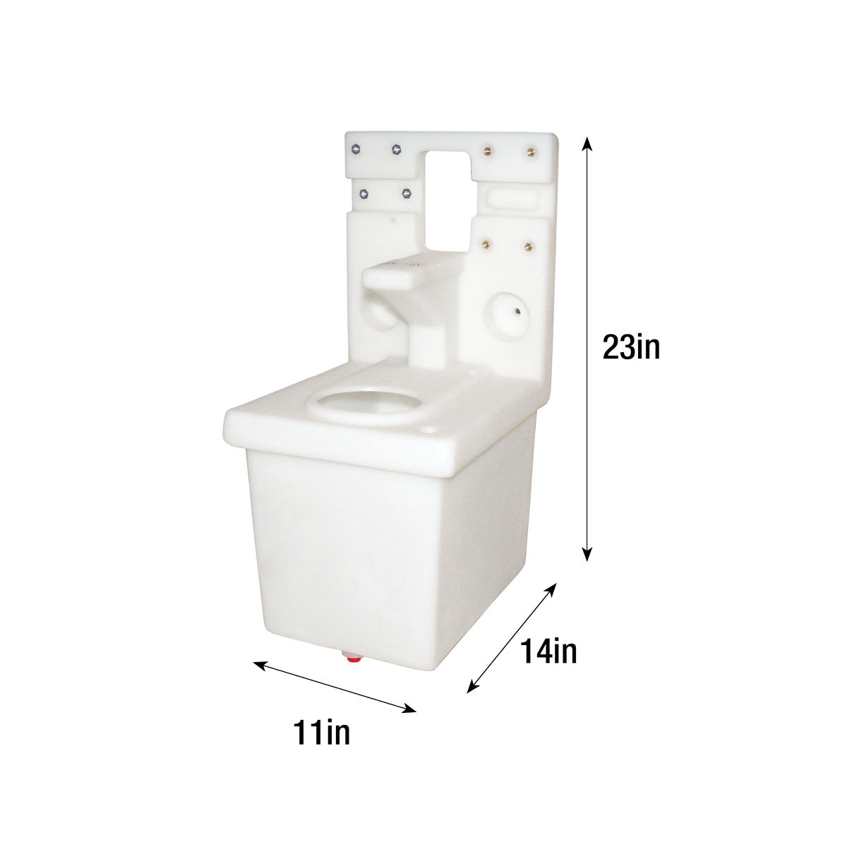 Wall-Mounted Proportioning Tank Single Molded Pump Station, 3-Gallon Tank, 11in L x 14in W x 23in H Questions & Answers