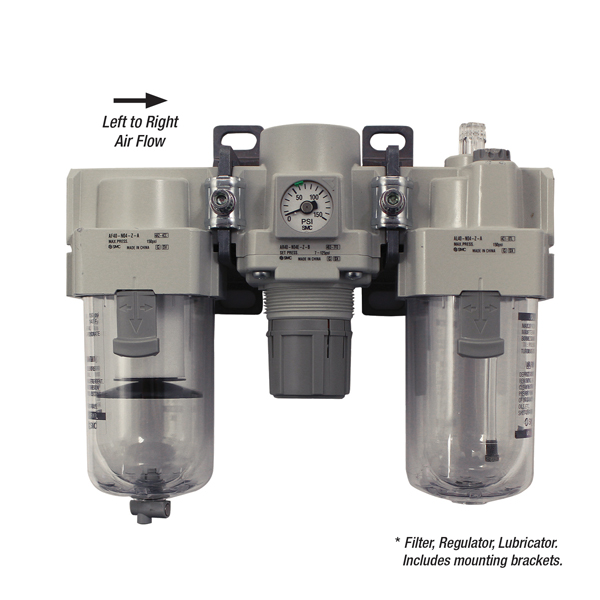 Air Modular Combo FRL, 1/2in FPT, SMC AC40 Questions & Answers