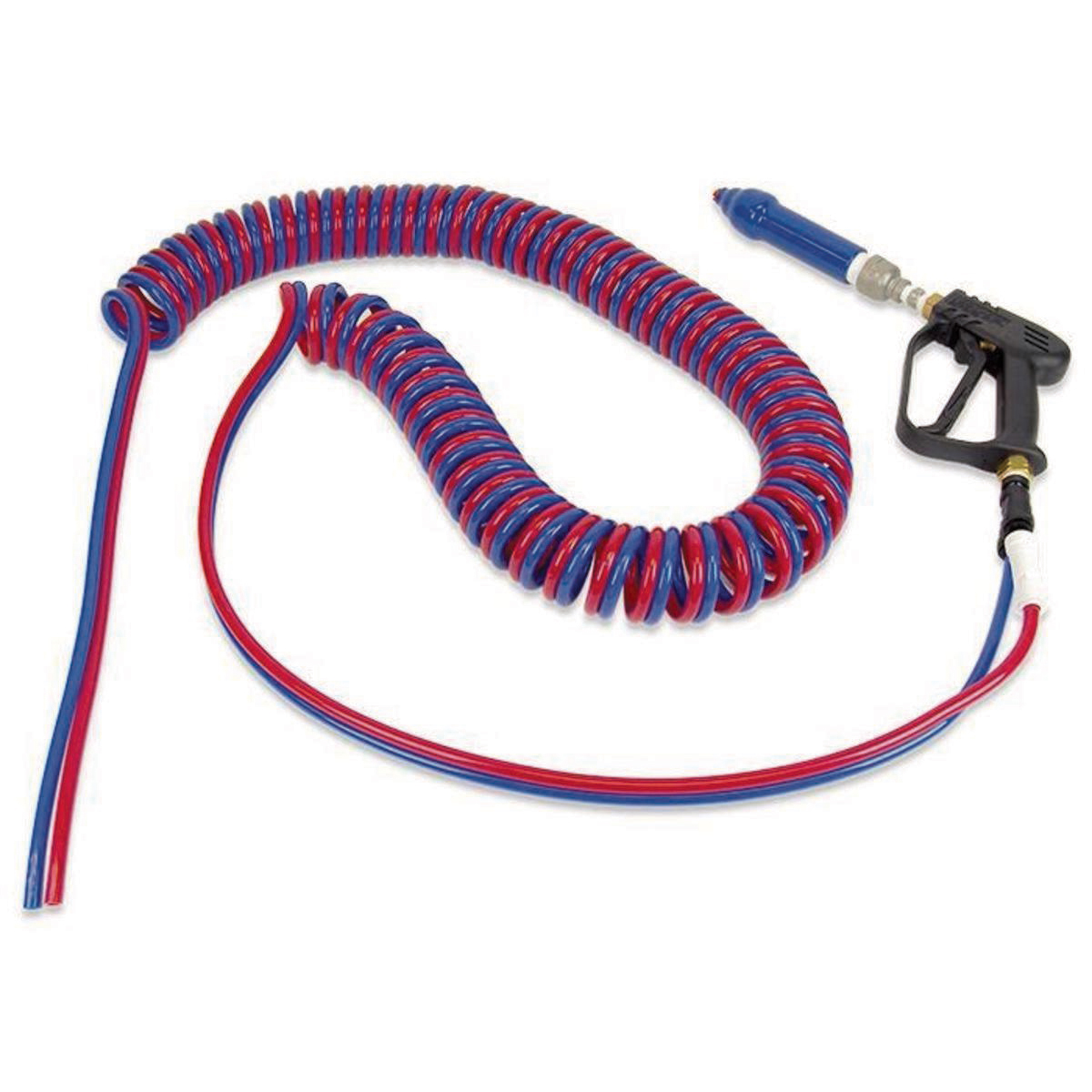 We have a cut on the red hose. How do I order a replacement red/blue hose?