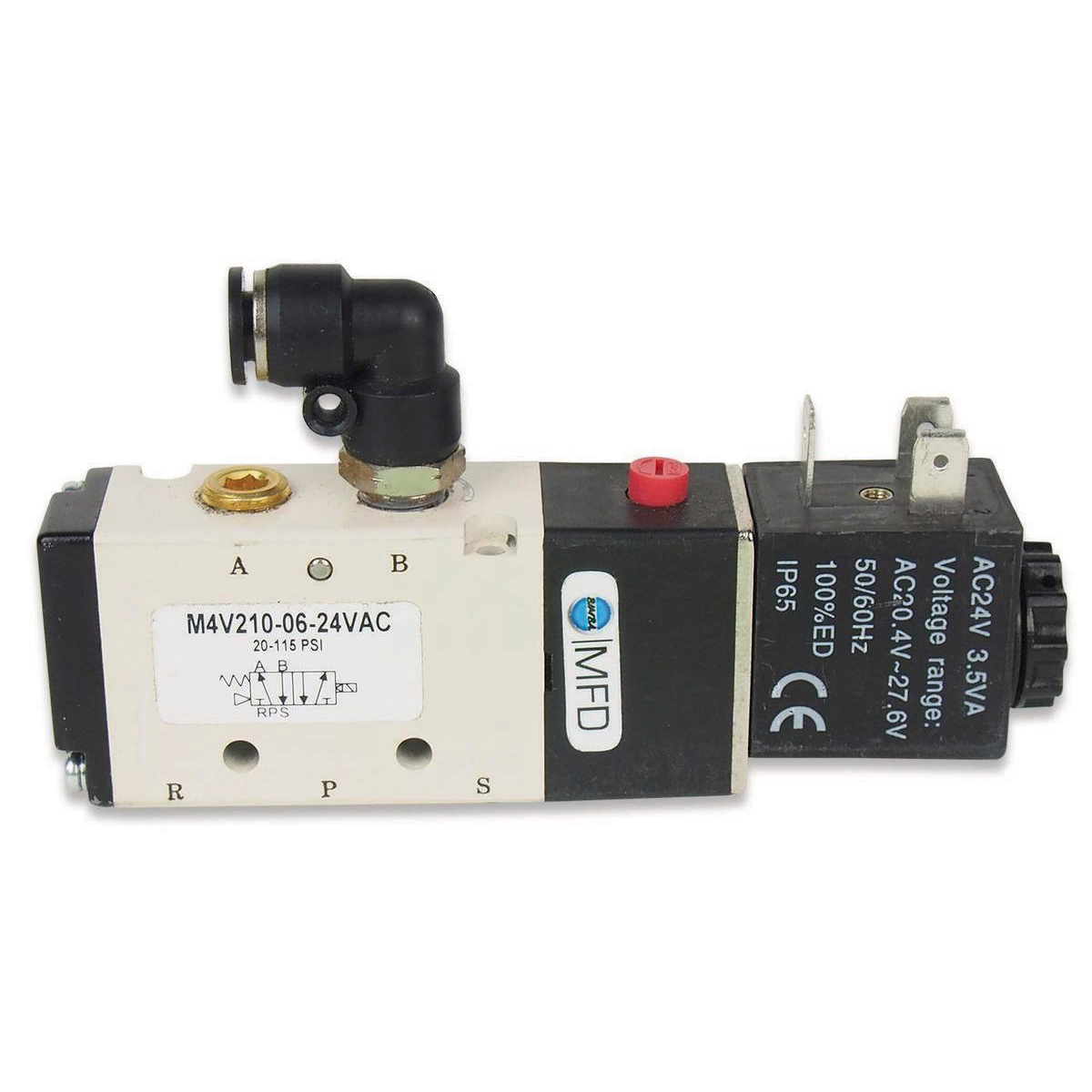 Solenoid Actuated Air Valve, Foaming, 24VDC, 1001429 Questions & Answers