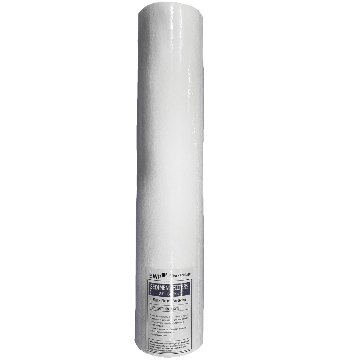 1 Micron Sediment Filter, Case of 10, 4.5in x 20in Questions & Answers