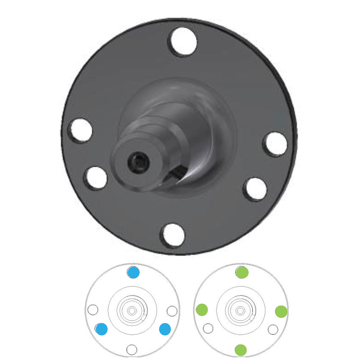 Universal Spindle, Tire Brush, 1-1/4in Shaft, Black Nitrate Questions & Answers